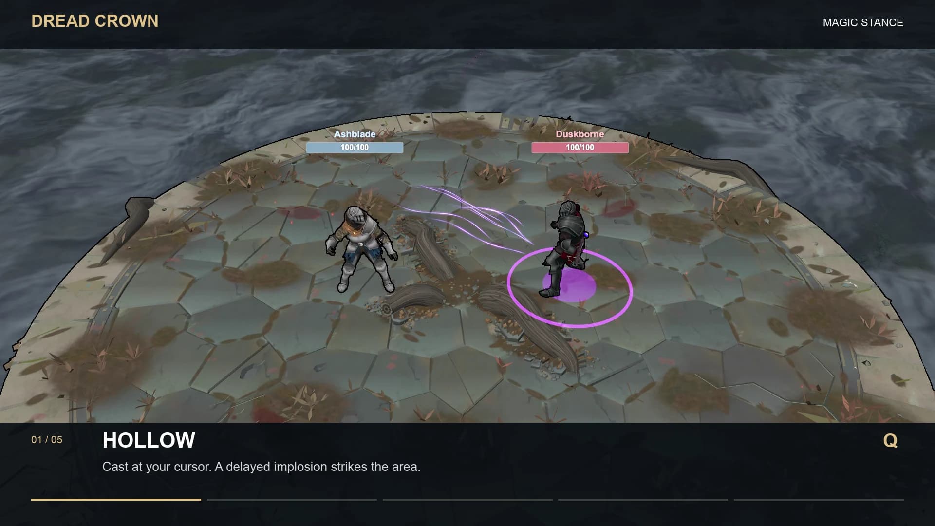 Dread Crown Magic Stance: full sequence
